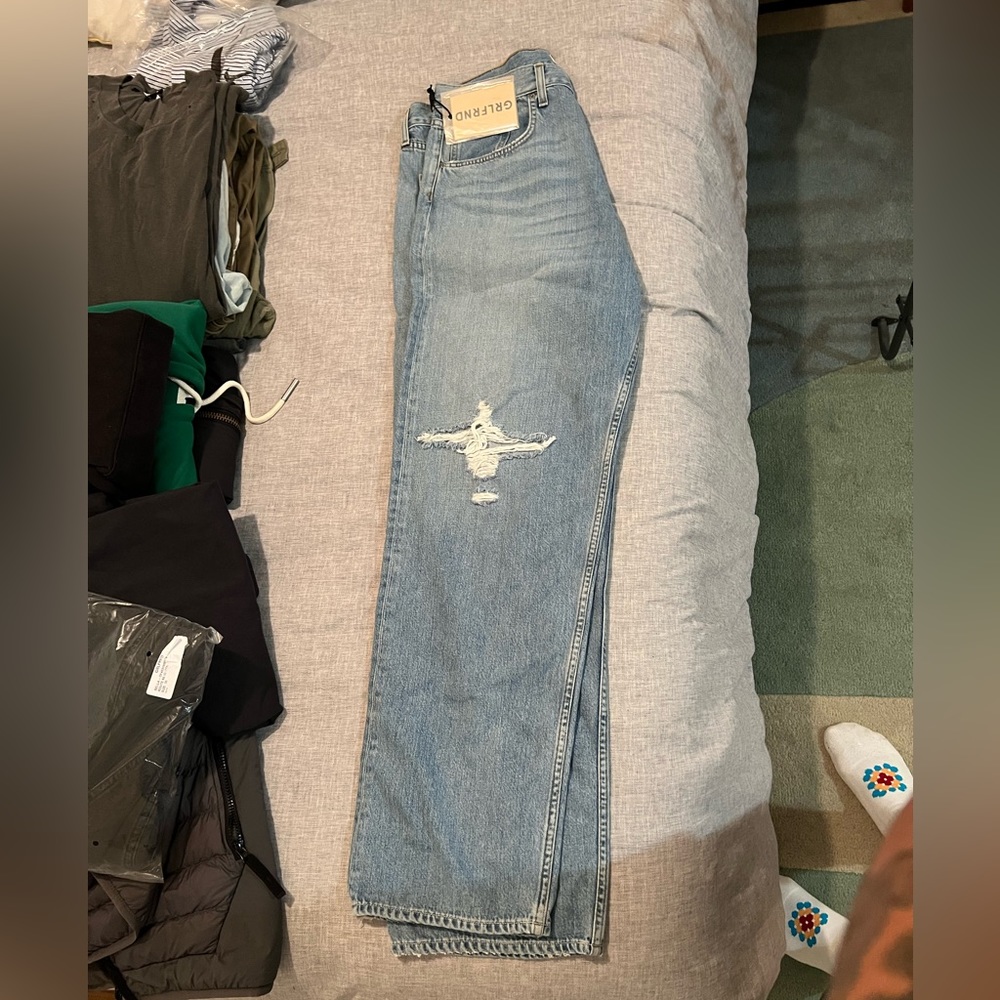 GRLFRND Denim - Bella Low Rise Boyfriend Jeans